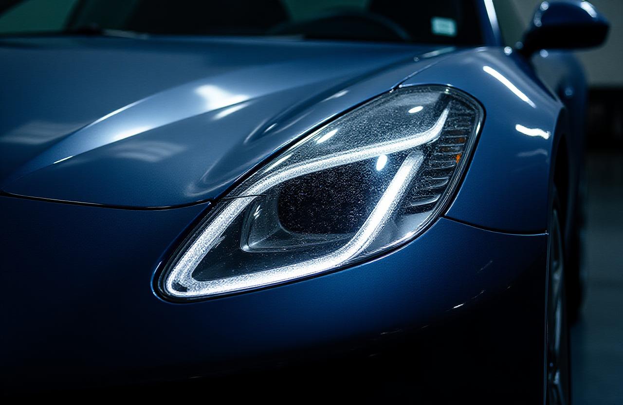 Auto di lusso pulita alla perfezione